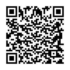 Codice QR per il numero di telefono +2698421521