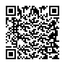 Codice QR per il numero di telefono +2698421553