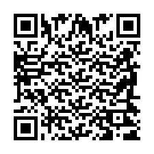 Código QR para número de teléfono +2698421601