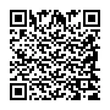 QR Code pour le numéro de téléphone +2698421618