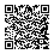 QR Code pour le numéro de téléphone +2698421635