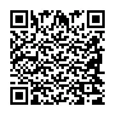 Código QR para número de teléfono +2698421663