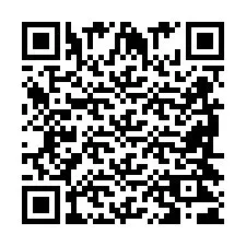 QR Code pour le numéro de téléphone +2698421667