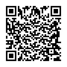 Codice QR per il numero di telefono +2698421670