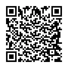 QR-code voor telefoonnummer +2698421674