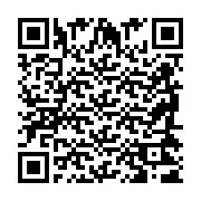 QR-koodi puhelinnumerolle +2698421681