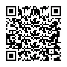 Código QR para número de telefone +2698421685