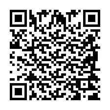 QR-Code für Telefonnummer +2698421686