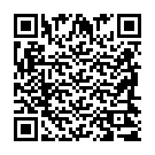 QR-koodi puhelinnumerolle +2698421701