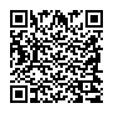 Código QR para número de telefone +2698421708