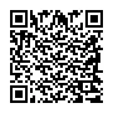 QR-code voor telefoonnummer +2698421714