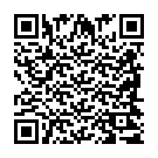 QR-Code für Telefonnummer +2698421718