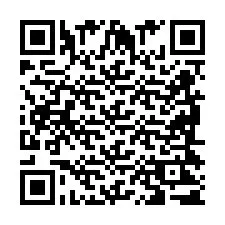 QR-код для номера телефона +2698421746