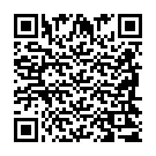 QR-code voor telefoonnummer +2698421754