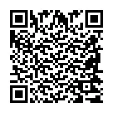 Código QR para número de telefone +2698421797