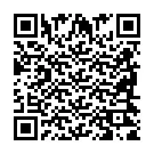 Código QR para número de teléfono +2698421803