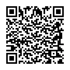 QR код за телефонен номер +2698421804