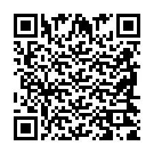 QR-код для номера телефона +2698421809