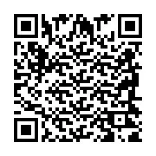 QR-код для номера телефона +2698421810