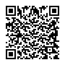 Código QR para número de teléfono +2698421812