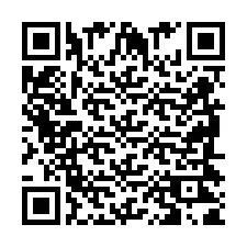 QR-code voor telefoonnummer +2698421814