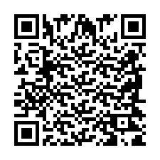 QR-code voor telefoonnummer +2698421818