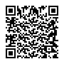 QR-code voor telefoonnummer +2698421830