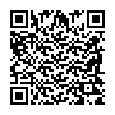 QR-code voor telefoonnummer +2698421845