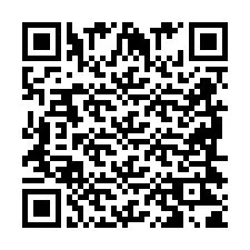 QR код за телефонен номер +2698421846