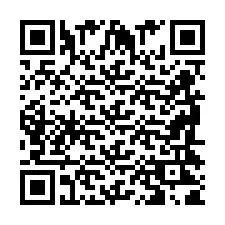 Codice QR per il numero di telefono +2698421855