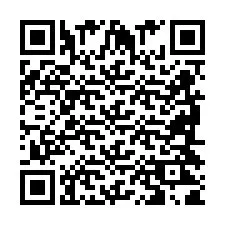 QR код за телефонен номер +2698421863