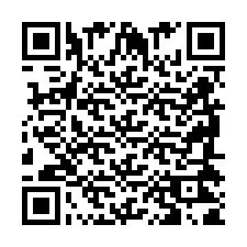 Código QR para número de teléfono +2698421880