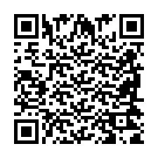 QR код за телефонен номер +2698421887