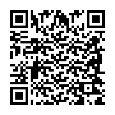 QR-koodi puhelinnumerolle +2698421892