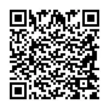 QR-koodi puhelinnumerolle +2698421895