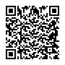 Kod QR dla numeru telefonu +2698421897