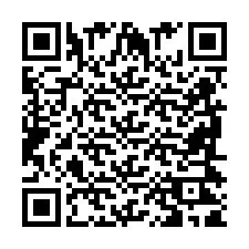 QR-koodi puhelinnumerolle +2698421907