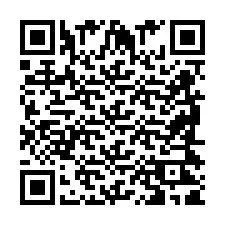 QR код за телефонен номер +2698421909