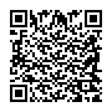 QR-koodi puhelinnumerolle +2698421921