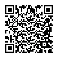 Código QR para número de telefone +2698421957