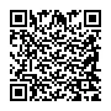 Código QR para número de teléfono +2698421971