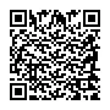 QR код за телефонен номер +2698421980