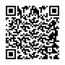 Código QR para número de telefone +2698421987