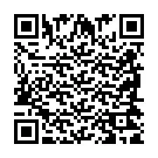 Código QR para número de telefone +2698421988