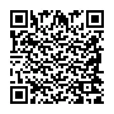 QR-code voor telefoonnummer +2698421998