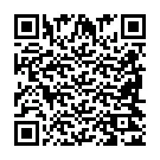 Código QR para número de teléfono +2698422027