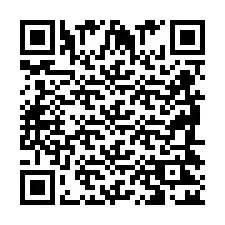 QR код за телефонен номер +2698422040