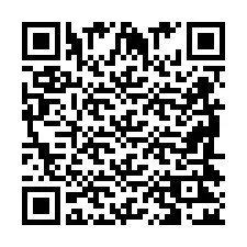 QR-code voor telefoonnummer +2698422045