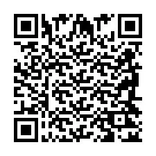 Código QR para número de telefone +2698422060