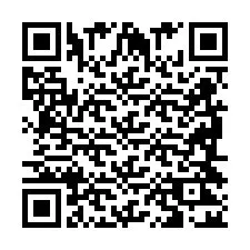 QR код за телефонен номер +2698422062